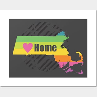 Massachusetts is my Home Posters and Art